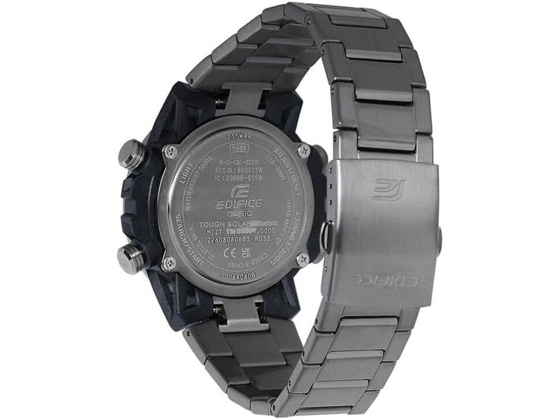Мъжки часовник Casio ECB-2000DC-1 Сив