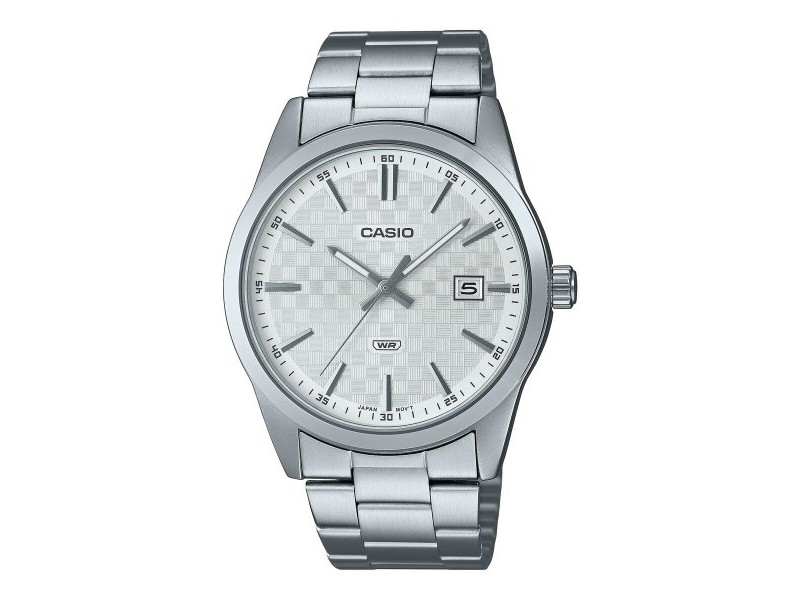 Мъжки часовник Casio DATE CARBON LOOK DIAL -SILVER (Ø 41 mm)