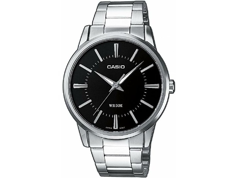 Мъжки часовник Casio MTP-1303PD-1AVEG Черен Сребрист (Ø 40 mm)