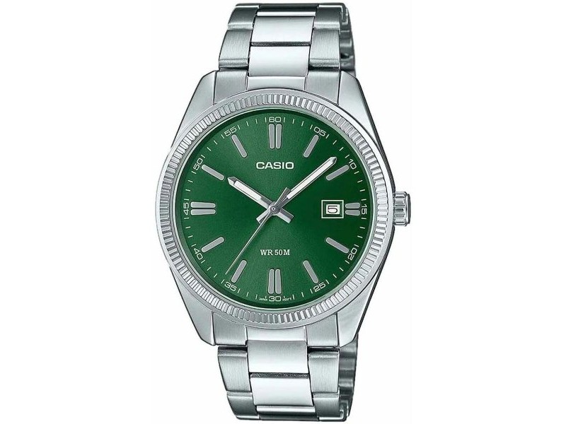 Мъжки часовник Casio Зелен Сребрист
