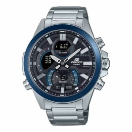 Мъжки часовник Casio ECB-30DB-1AEF Черен Сребрист