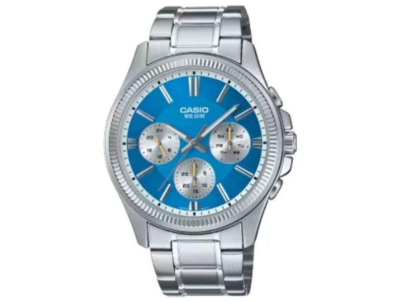 Мъжки часовник Casio DAY DATE MULTIFUNCTION - LIGHT BLUE