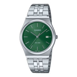 Мъжки часовник Casio Зелен Сребрист (Ø 35 mm)
