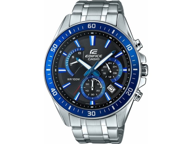 Мъжки часовник Casio EFR-552D-2AVUEF Сребрист (Ø 47 mm)