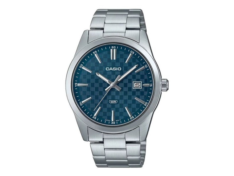 Мъжки часовник Casio DATE CARBON LOOK DIAL - PETROL BLUE (Ø 41 mm)