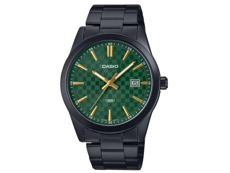 Мъжки часовник Casio STANDARD DATE - CARBON LOOK DIAL - BLACK Serie (Ø 41 mm)