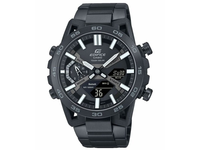 Мъжки часовник Casio ECB-2000DC-1BEF Черен (Ø 47,5 mm)