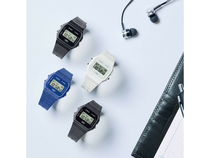 Мъжки часовник Casio F-91WB-2A1EF (Ø 35 mm)