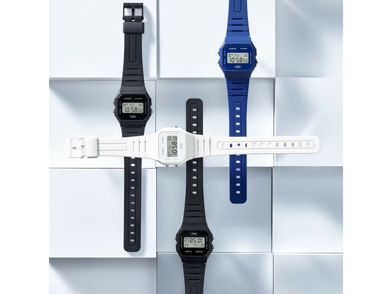 Мъжки часовник Casio F-91WB-2A1EF (Ø 35 mm)