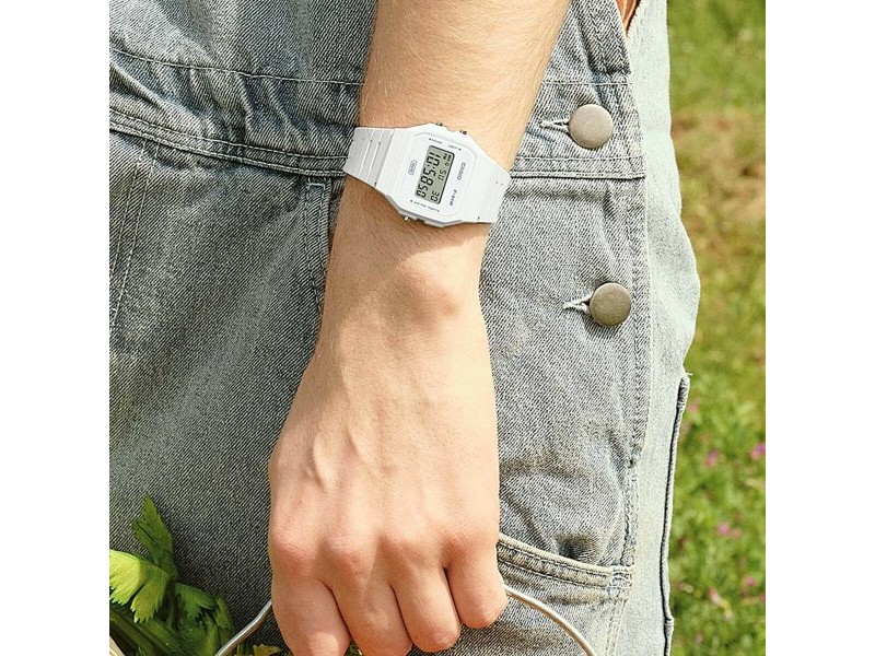 Мъжки часовник Casio F-91WB-7AEF (Ø 35 mm)