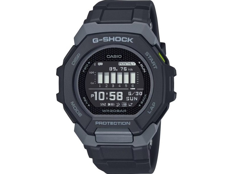 Мъжки часовник Casio G-Shock G SQUAD -  SUNNY SIDE STYLE Черен (Ø 47,5 mm)
