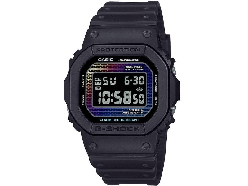 Мъжки часовник Casio G-Shock THE ORIGIN - RAINBOW BRICK WALL SERIE Черен