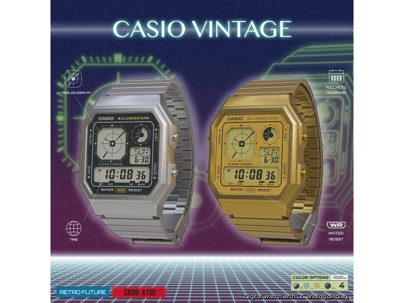 Мъжки часовник Casio A130WE-1AEF
