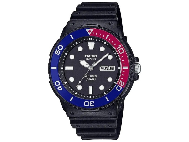 Мъжки часовник Casio DIVER 100M - BLACK (Ø 45 mm)