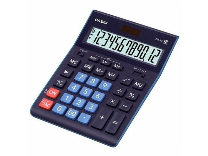 Калкулатор Casio GR-12C-BU-W-EP