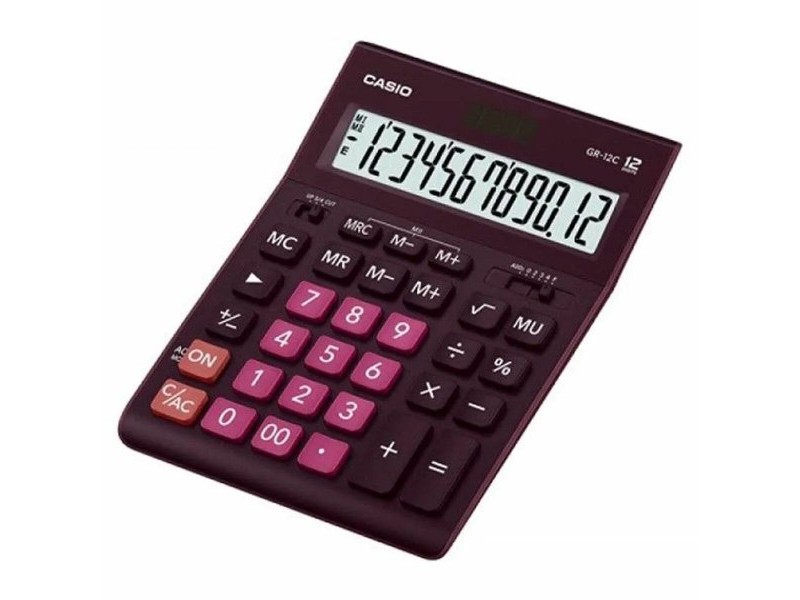 Калкулатор Casio GR-12C-WR-W-EP Смола