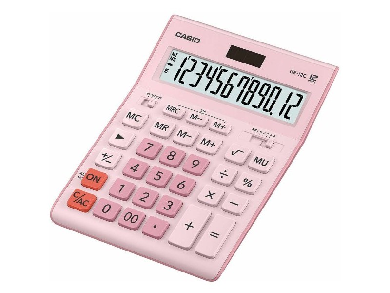 Калкулатор Casio GR-12C Черен Пластмаса
