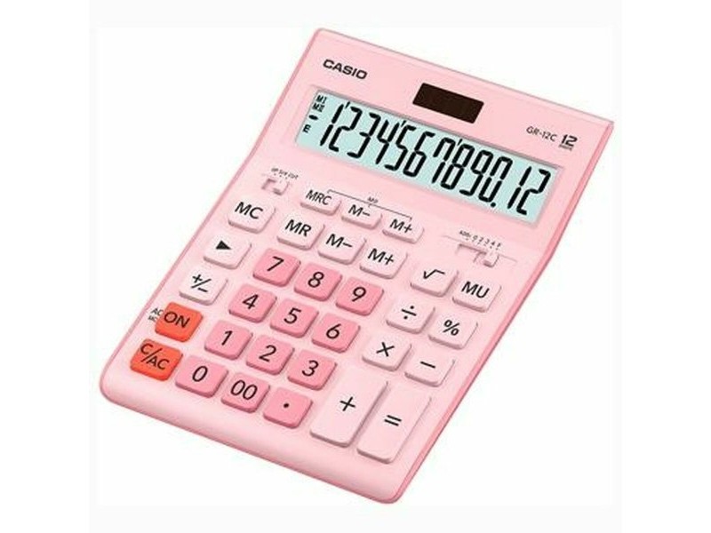 Калкулатор Casio GR-12C Черен Пластмаса