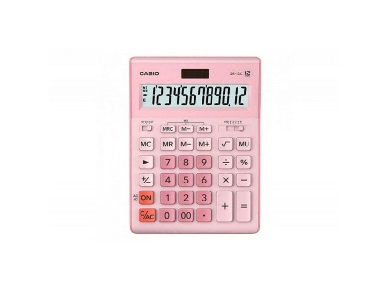 Калкулатор Casio GR-12C Черен Пластмаса