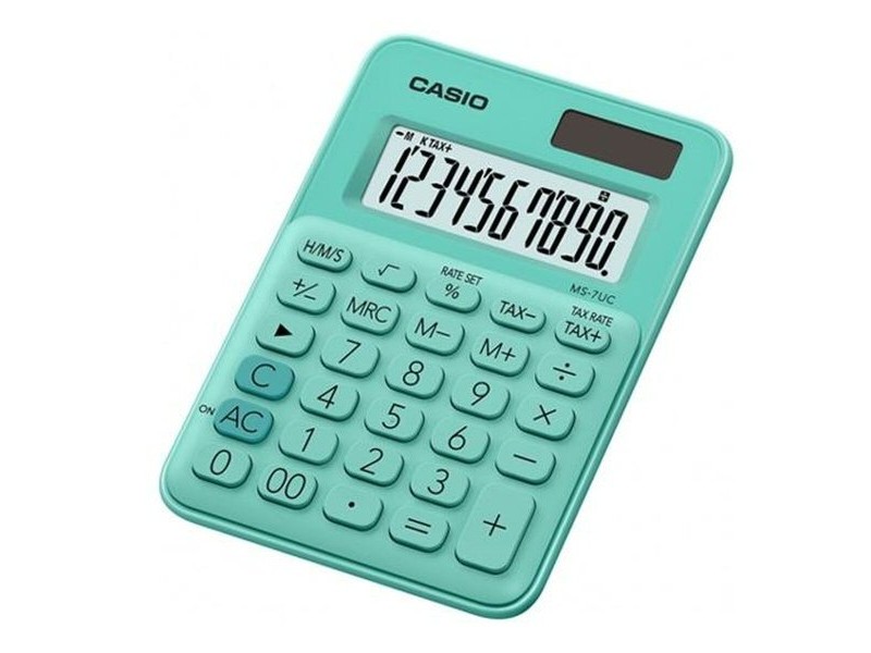 Калкулатор Casio Зелен