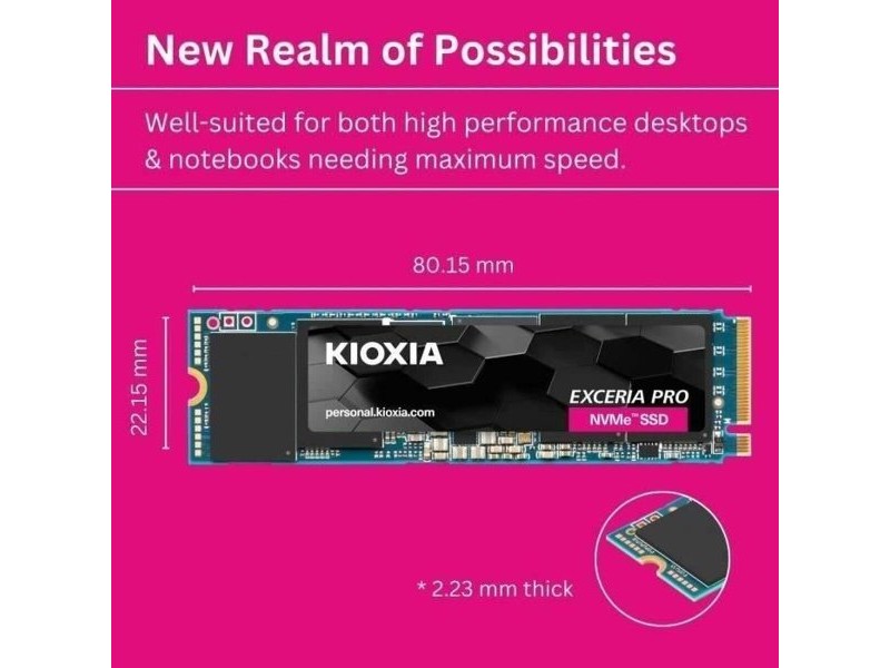 Твърд диск Kioxia 1 TB SSD