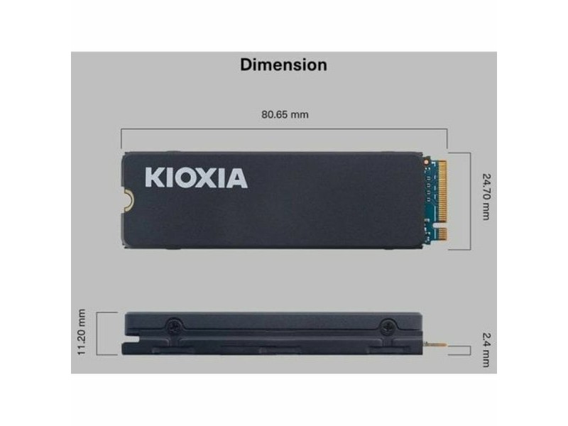 Твърд диск Kioxia Exceria Plus G3 2 TB SSD