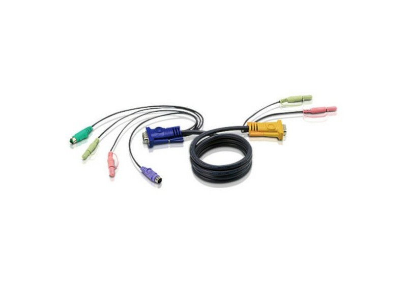 Адаптер кабел Aten Aten Cable KVM PS/2 con audio y SPHD 3 en 1 de 1,8 m