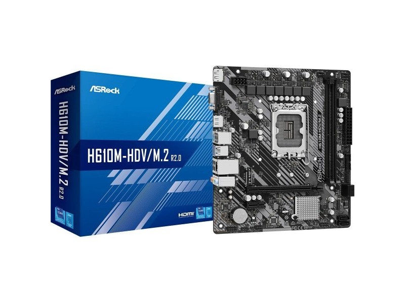 Дънна платка ASRock 90-MXBJH0-A0UAYZ LGA 1700 INTEL H610