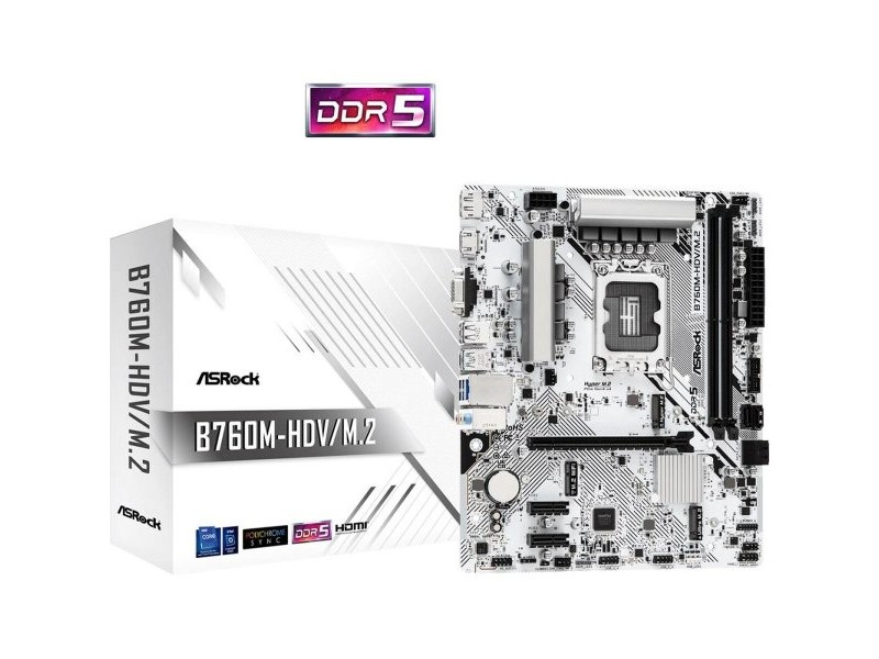 Дънна платка ASRock 90-MXBMJ0-A0UAYZ LGA 1700 Intel B760