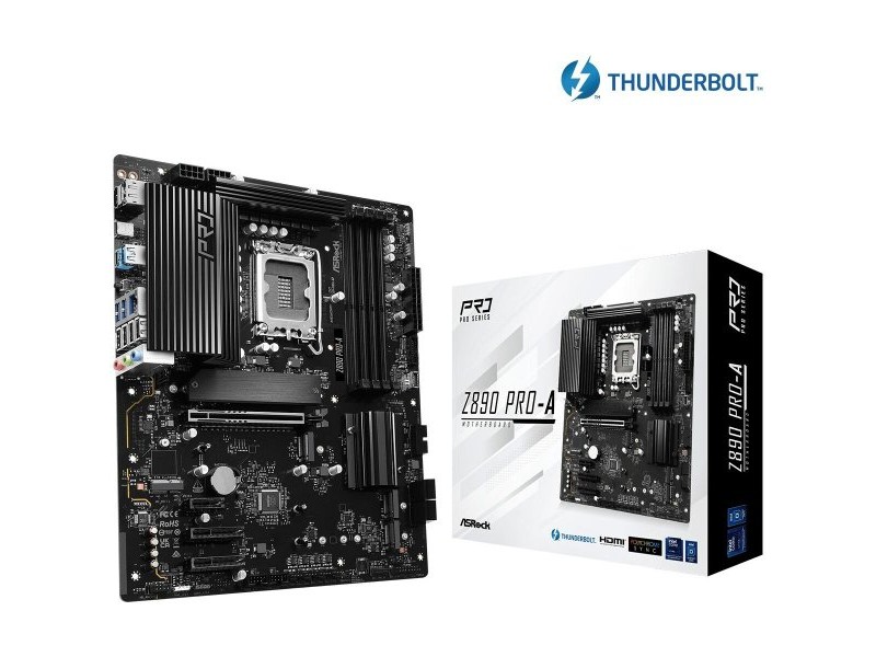 Дънна платка ASRock Z890 Pro-A LGA 1851 Intel Z890