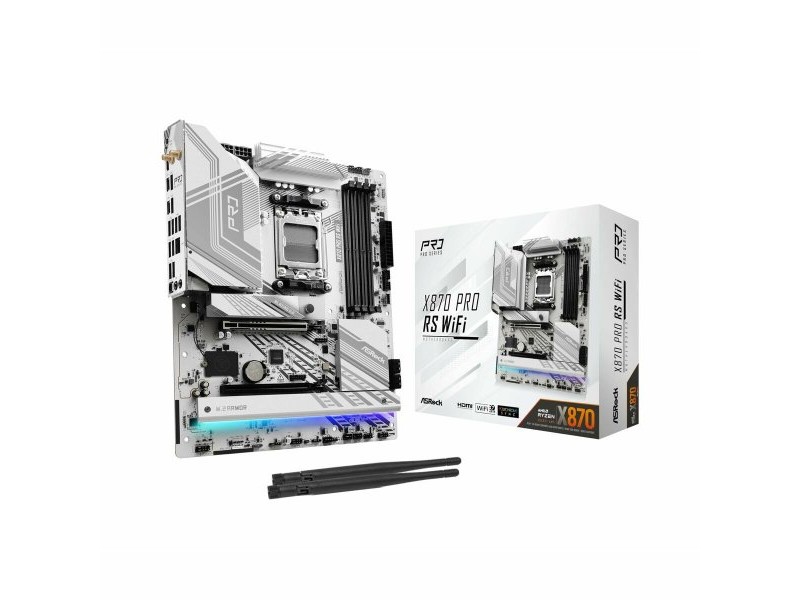 Дънна платка ASRock 90-MXBQ00-A0UAYZ AMD X870 AMD AM5 Дънна платка ASRock 90-MXBQ00-A0UAYZ AMD X870 AMD AM5