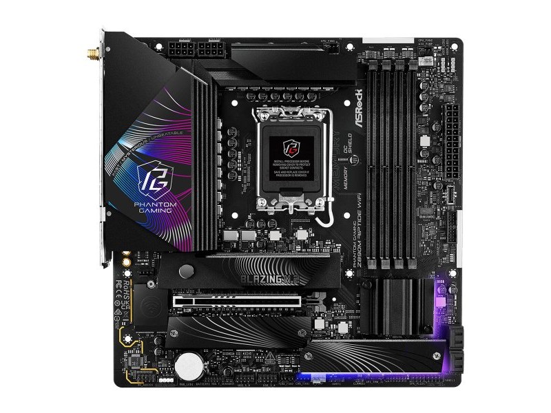 Дънна платка ASRock Z890M Riptide WiFi Intel Z890 LGA 1851