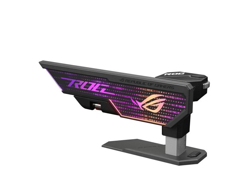 Основа за Зареждане Asus ROG Herculx Graphics Card Holder Черен Сив 50 W