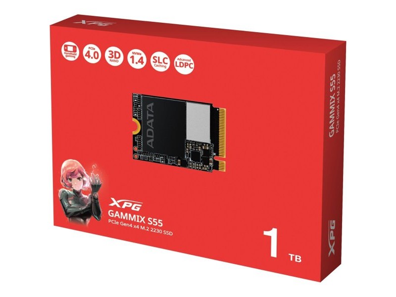 Твърд диск Adata SGAMMIXS55-1T-C 1 TB SSD