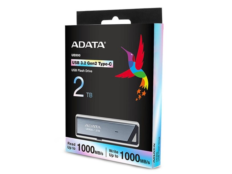 USB стик Adata ELITE UE800 2 TB Сребрист