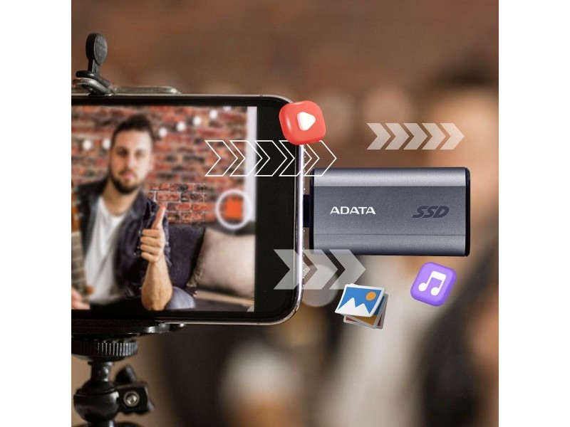 Външен харддиск Adata SC750 SSD 500 GB