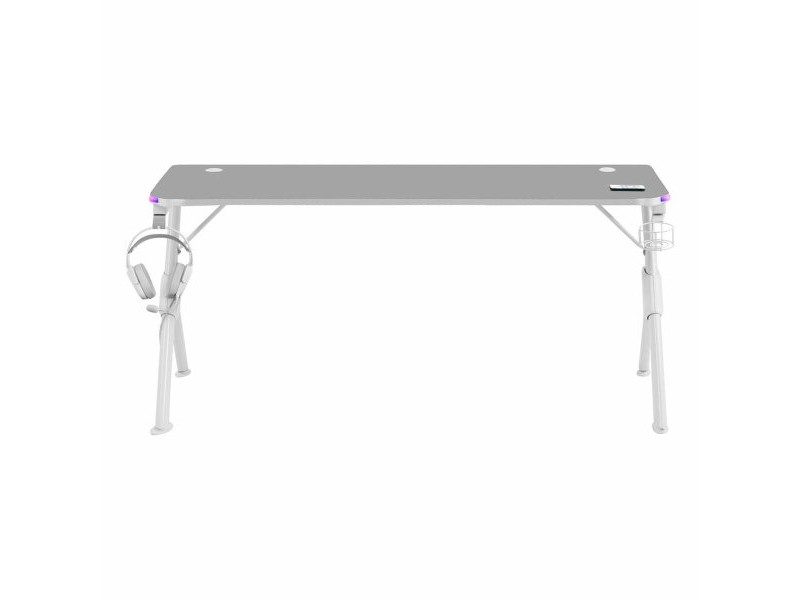 Бюро Mars Gaming MGDXLRGBW LED RGB Бял Стомана 160 x 60 cm Бюро Mars Gaming MGDXLRGBW LED RGB Бял Стомана 160 x 60 cm