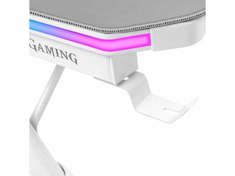 Бюро Mars Gaming MGDXLRGBW LED RGB Бял Стомана 160 x 60 cm Бюро Mars Gaming MGDXLRGBW LED RGB Бял Стомана 160 x 60 cm