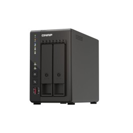 Мрежа за съхранение Qnap TS-253E Черен Intel Celeron J6412