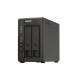 Мрежа за съхранение Qnap TS-253E Черен Intel Celeron J6412