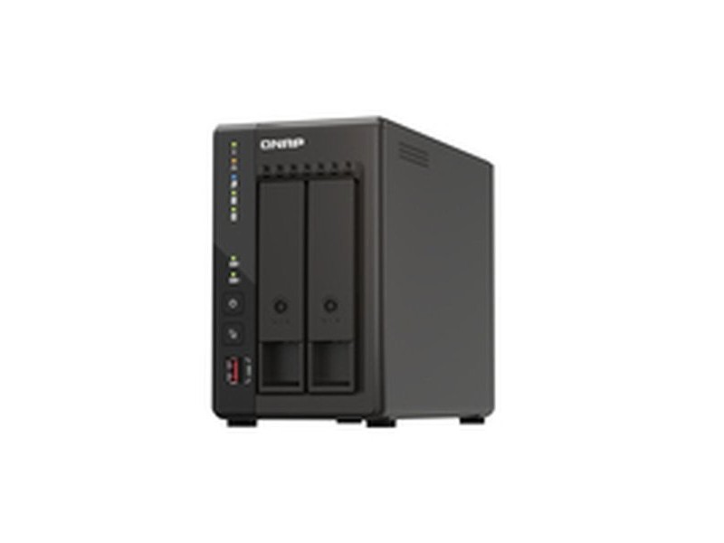 Мрежа за съхранение Qnap TS-253E Черен Intel Celeron J6412