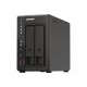 Мрежа за съхранение Qnap TS-253E Черен Intel Celeron J6412