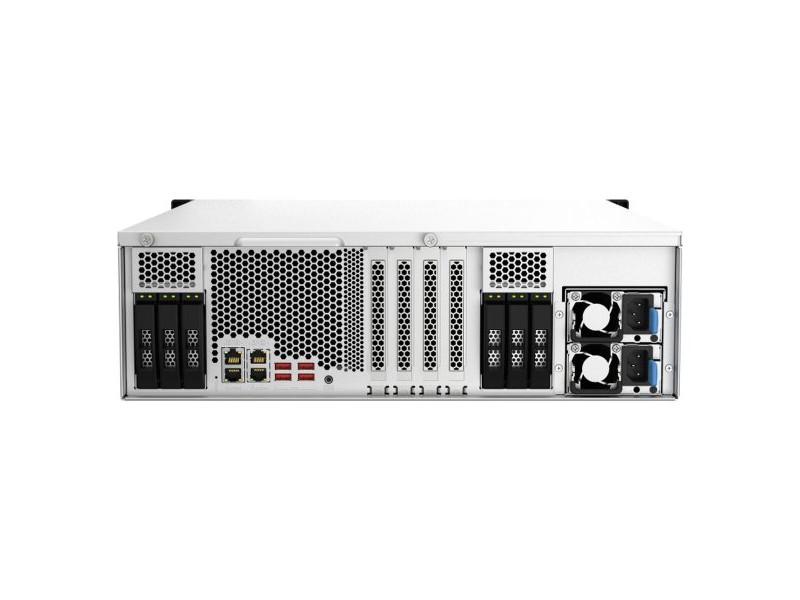 Мрежа за съхранение Qnap TS-h2287XU-RP Intel Xeon E-2336 Черен/Бял