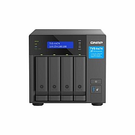 Мрежа за съхранение Qnap TVS-H474 Черен