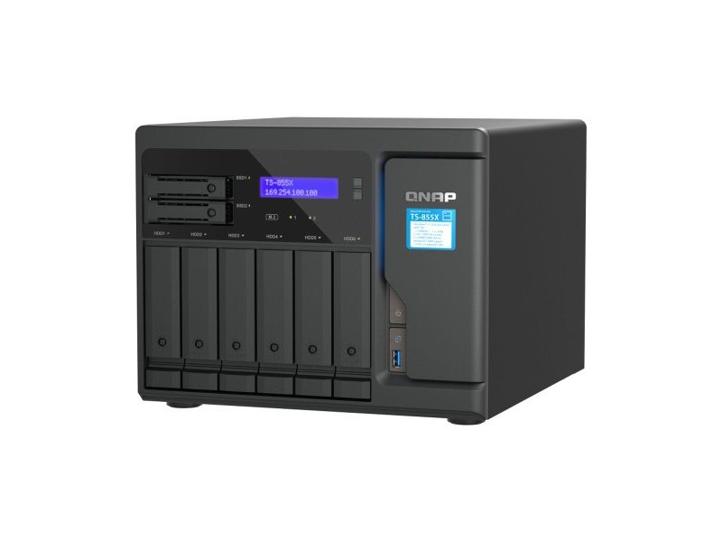 Мрежа за съхранение Qnap TS-855X-8G Черен