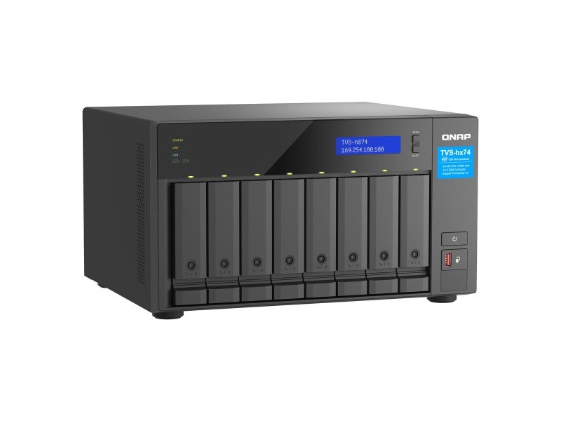 Мрежа за съхранение Qnap TVS-H874T-I9-64G Черен Мрежа за съхранение Qnap TVS-H874T-I9-64G Черен