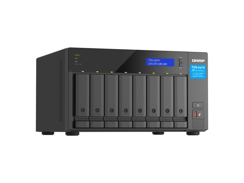 Мрежа за съхранение Qnap TVS-H874T-I9-64G Черен Мрежа за съхранение Qnap TVS-H874T-I9-64G Черен