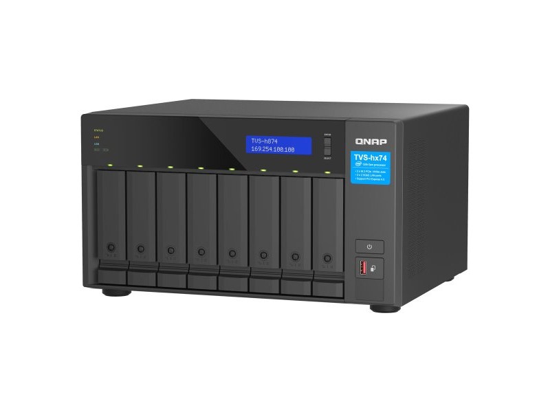 Мрежа за съхранение Qnap TVS-H874T-I9-64G Черен Мрежа за съхранение Qnap TVS-H874T-I9-64G Черен