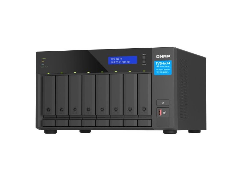 Мрежа за съхранение Qnap TVS-H874T-I9-64G Черен Мрежа за съхранение Qnap TVS-H874T-I9-64G Черен