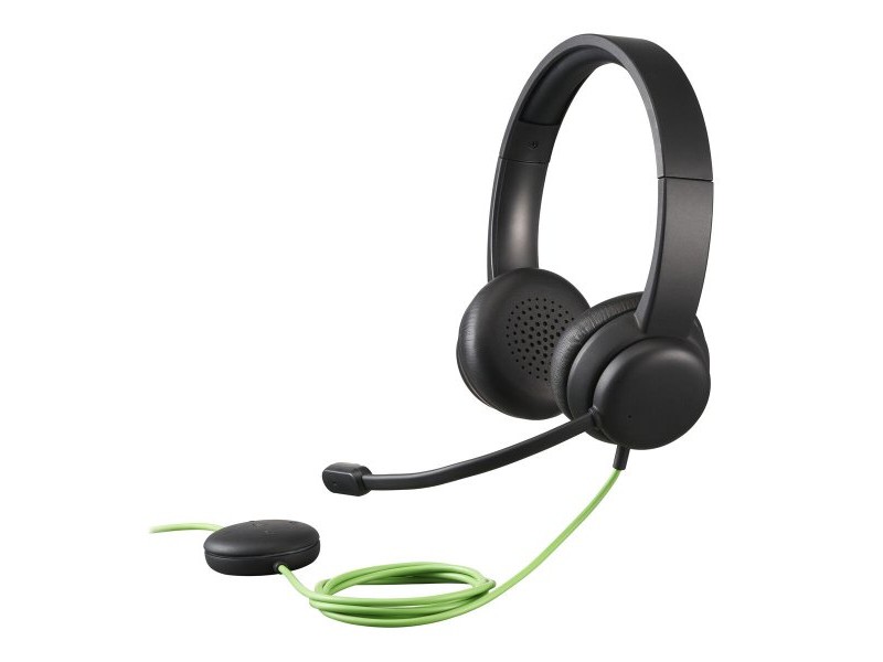 Слушалки с микрофон за игра Acer AHW250 Черен
